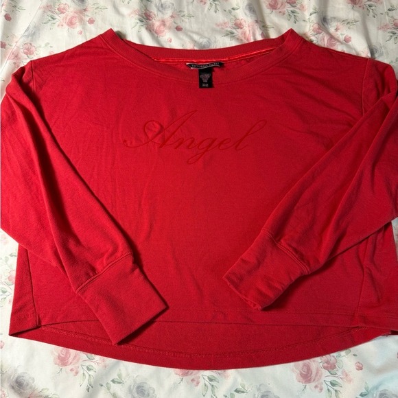 Victoria's Secret Tops - Victoria's Secret Angel Red Long Sleeve Top Women's Size Small Pullover Shirt